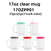 17OZPP01 Taza transparente de 17 oz