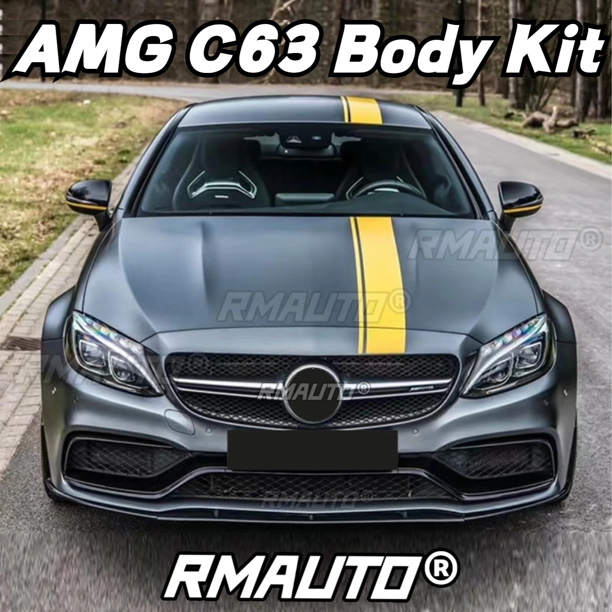 For Mercedes-Benz AMG W204 C63 C200 Front Bumper Splitter Lip Spoiler Strut Rods | UK For Mercedes-Benz AMG W204 C63 C200 Front Bumper Splitter Lip Spoiler Strut Rods | UK