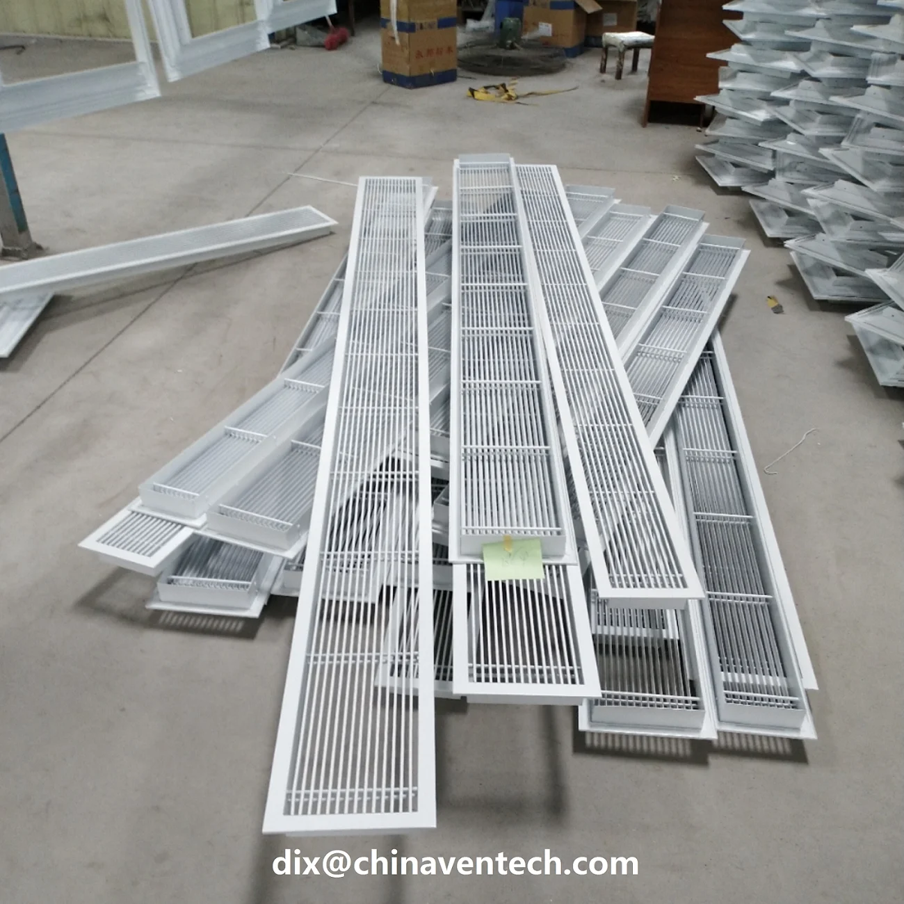 HVAC linear slot diffuser air vent return air flat bar grille for ventilaiton system used