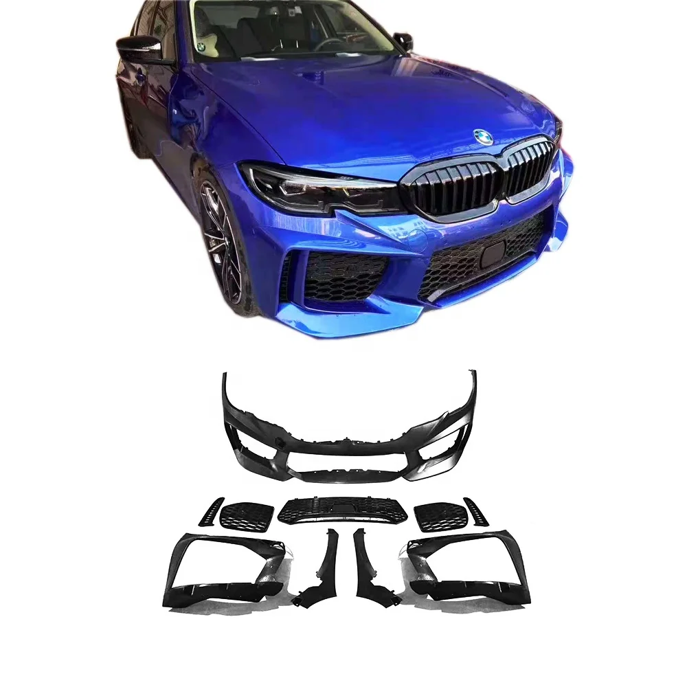  3シリーズ 後期フロントバンパー BMW 2019-2021 新型3シリーズ G20 アップグレード M8 フロントバンパー