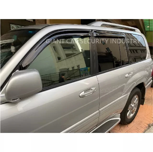 Car Window Deflectors Rain Guards for Enhanced Visibility and Protection From the Elements