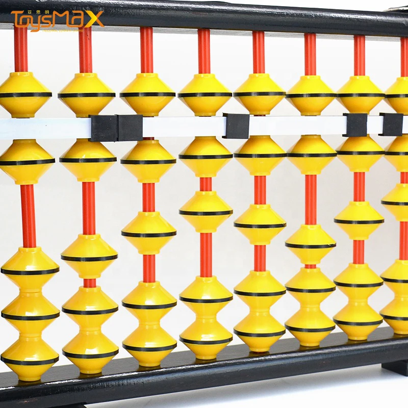 New Arrival Educational Math Tool Products 13/15/17 Rods Big Soroban Abacus with Band for Teachers