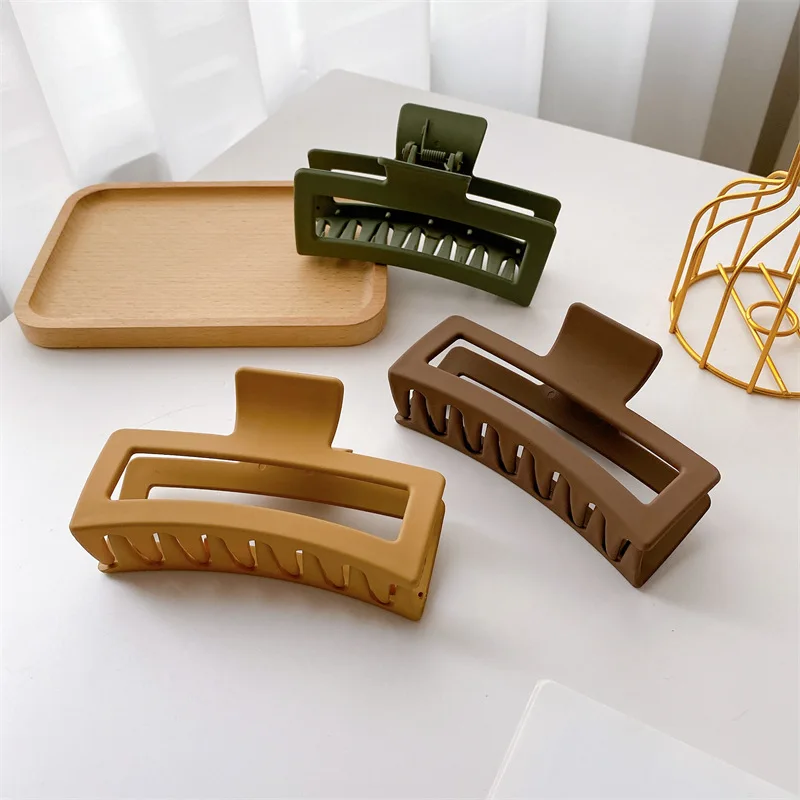 13 см Прямая поставка с завода 2022новое поступление однотонные заколки для волос девочек большие аксессуары пластиковые