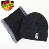 black hat neck warmer