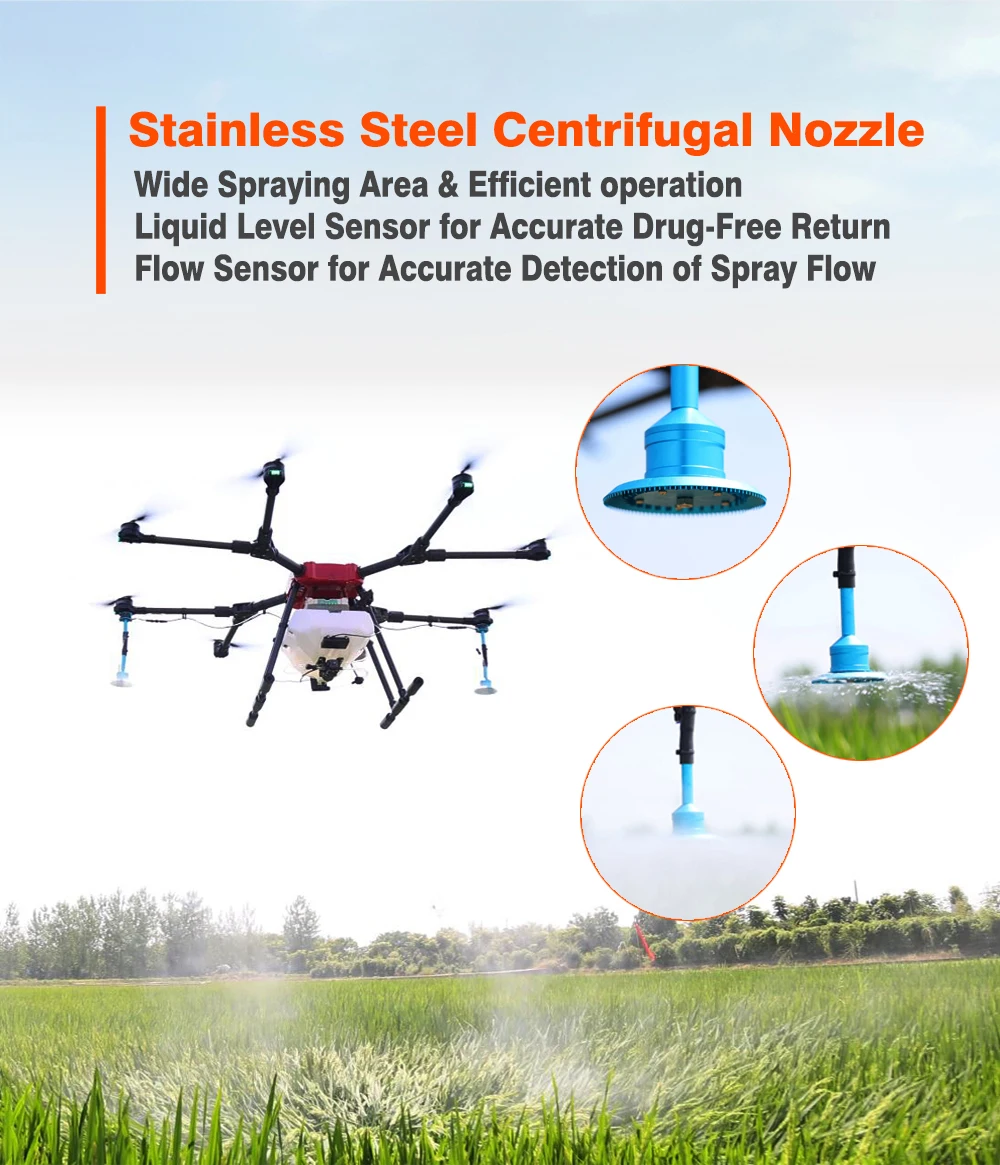 Factory sale 8-axis 10L agricultural sprayers drone retail agriculture drone sprayer supplier