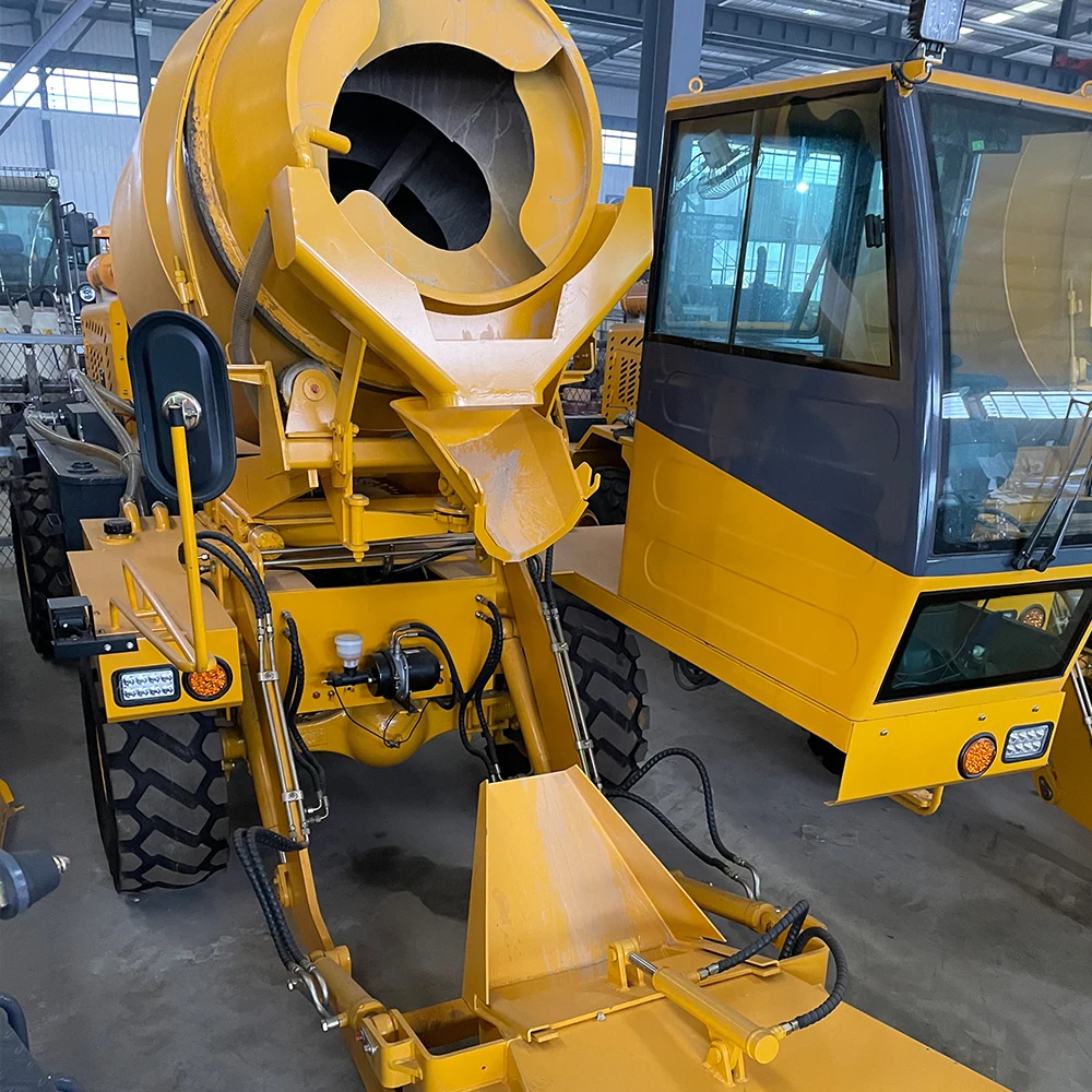 Mobile Mini Self Loading Concrete Mixer Truck 0.5m 3.5cbm Infront YF400 ...