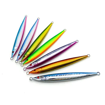 Sea Fishing Shore Casting Jigging Lure Iron Plate Long Strip Full-Depth Jig 150g 180g Lead Fish Bare Plate – Metal Jig – view 2