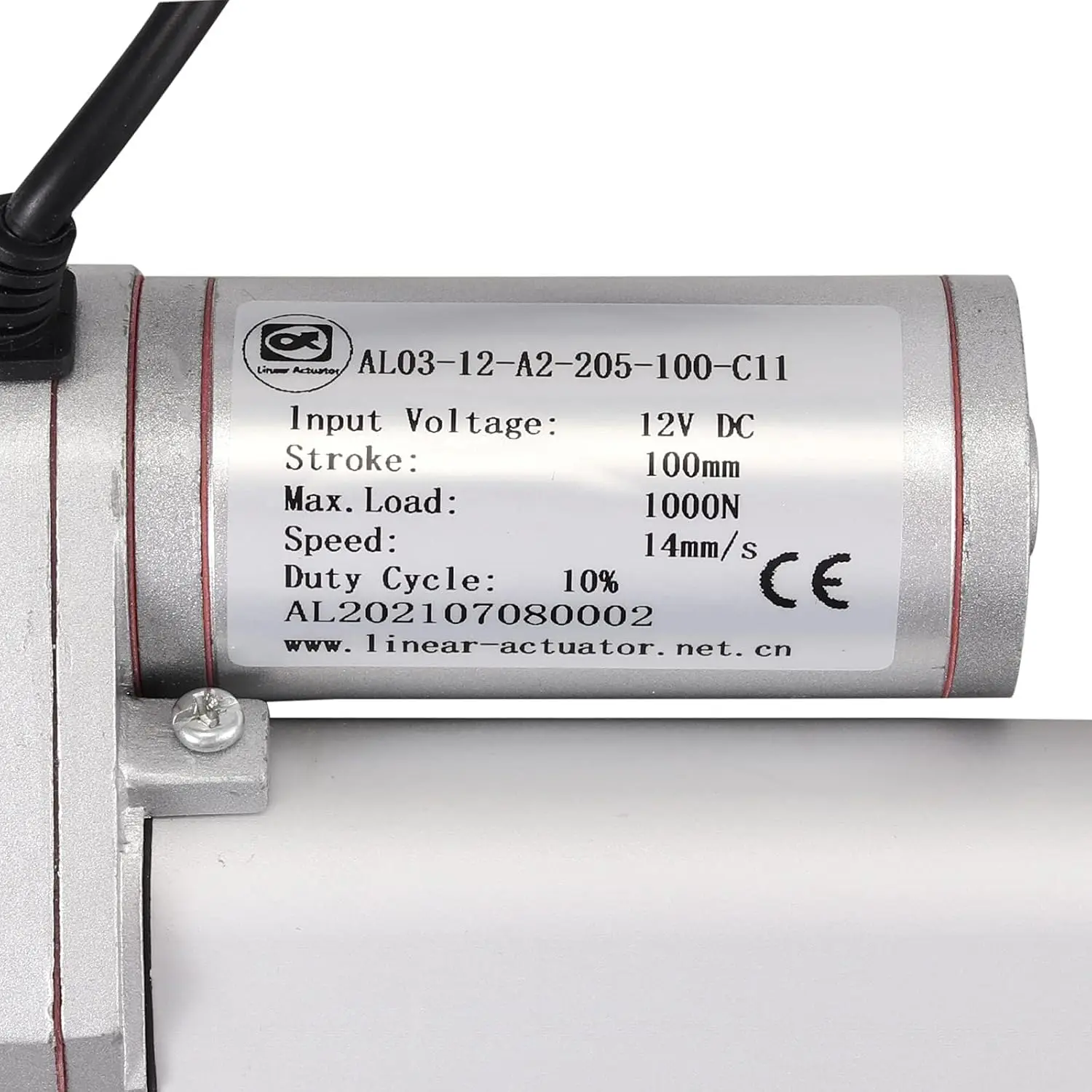 Powerful Actuator Waterproof IP66 for Industrial Push and Pull Applications 10-800mm Stroke Linear Actuator
