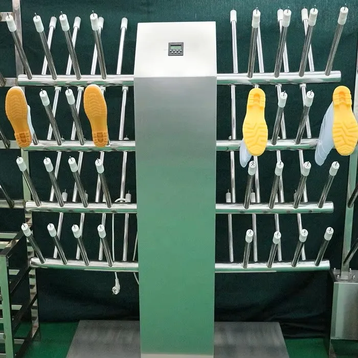 Space-saving stainless steel electric shoe rack multifunctional boot drying and disinfection equipment
