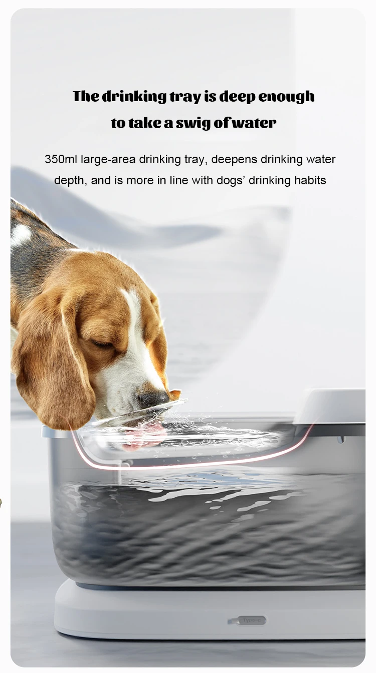 Large Dog Water Dispenser 7l Capacity Pet Wireless Automatic Water ...