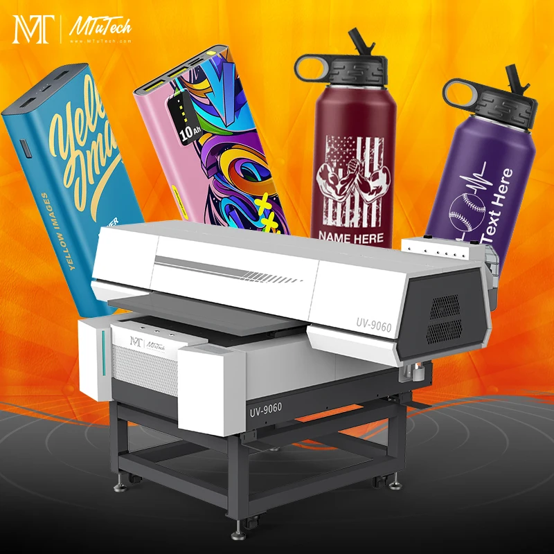 Factory Direct Sales MT Small Format UV Flatbed Printer 9060 Printing on Glass Bottle Machine Perfect for Promo Items Gadgets