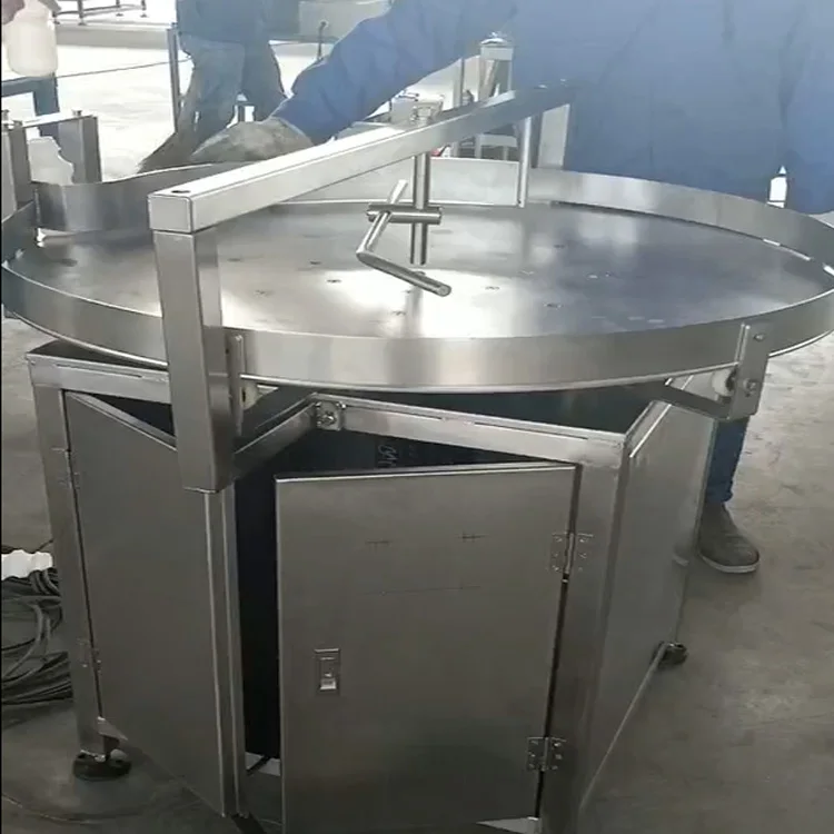Transfer Conveyor Auto Rotating Collection Table for Sale