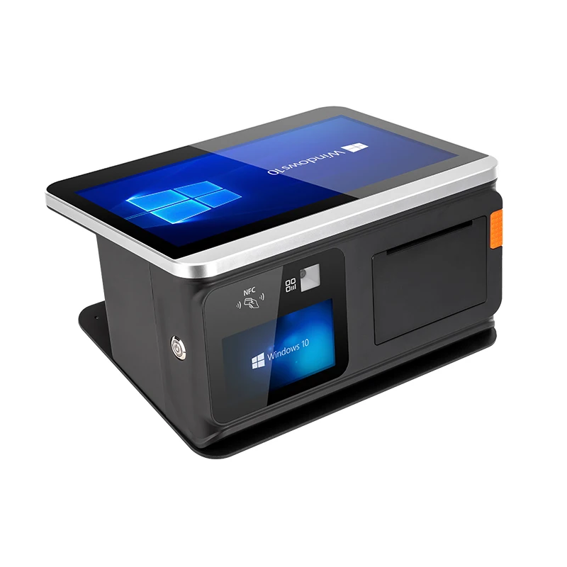 NEW 11.6" Touch Screen POS System Tablet All in One Touch PC Desktop Win10 Android Pos System with Thermal Printer-133001