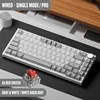 AK820 AS Interruttore Rosso / Grigio-Bianco / Retroilluminazione Bianca Fai-da-te