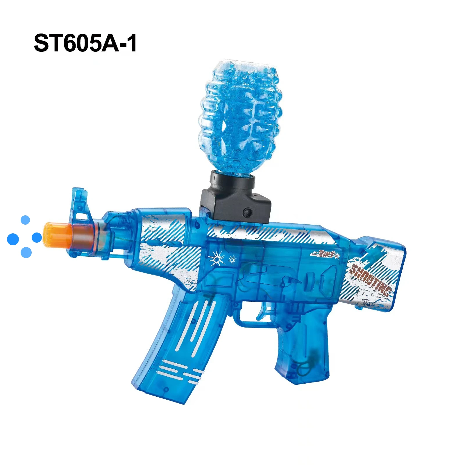 2023 Transparent Gel Gun Blaster Ak47 Electric Gel Ball Blaster Gun 416
