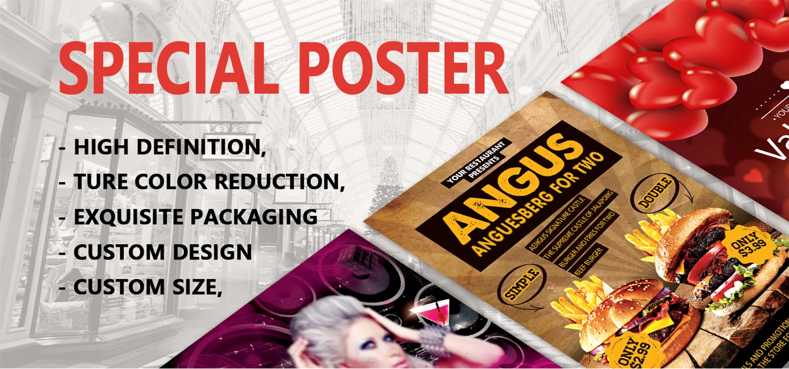 Factory Custom Design A1 A2 A3 A4 Poster Printing Buy Poster Printing