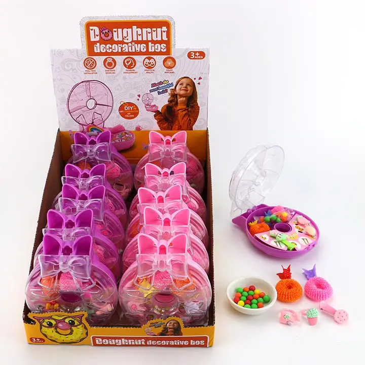 Мультяшные украшения для девочек и шкатулка для украшений с мороженым, игрушечные конфеты