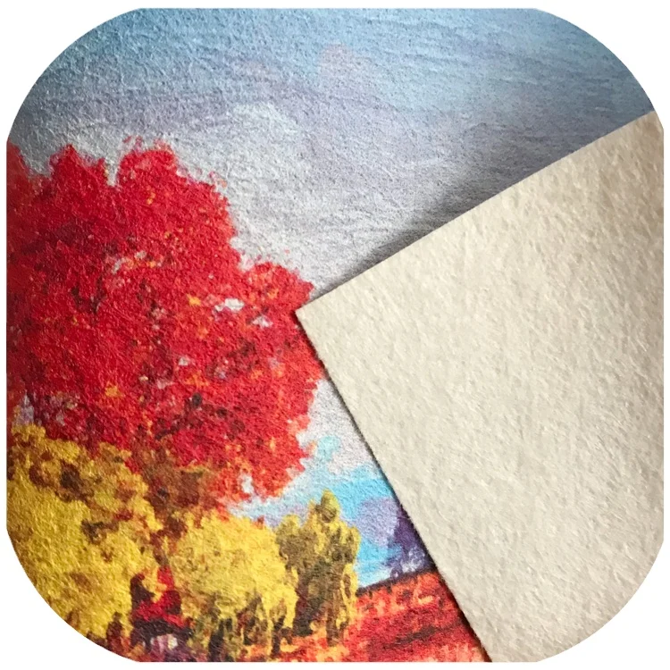 Eco Solvent Inkjet Printing Blank Velvet Fabric for Wall Paper