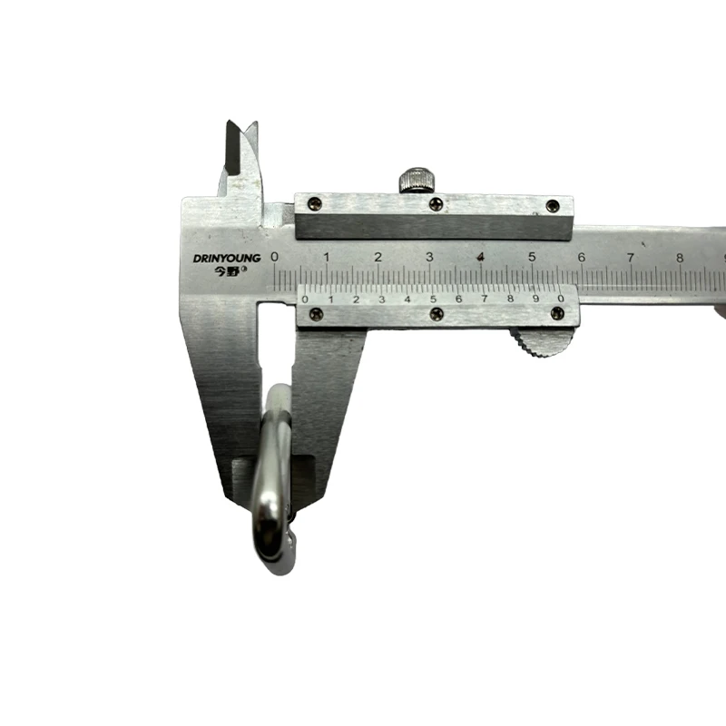 China Factory Wholesale 60MM Triangle Carabiner Mini Clip Custom Carabiners Aluminum Carabiner Clip Hook Keychain