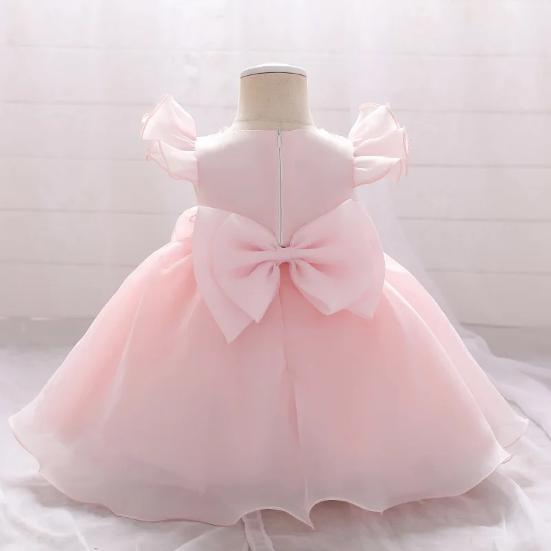 Шифоновые платья с бантом для девочек на день рождения от производителя; Детская одежда; Платье для девочек; Летнее платье для маленьких девочек