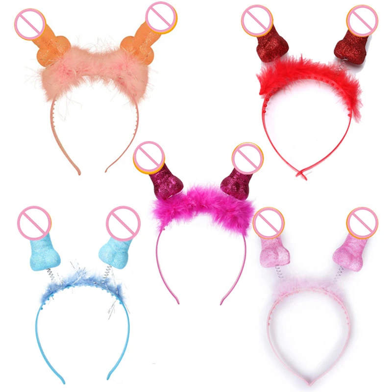 Source Aoyama Bachelorette Party Decor Penis Headband Bachelor Party Supplies Hen Party Favors Birthday Adult Plastic Accessories on m.alibaba.com