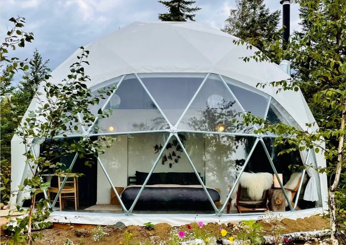 Big Luxury Ball Igloos Geo Dome Restaurant Tent For Outdoor
