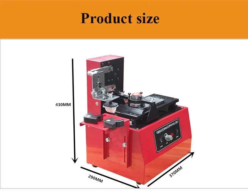 Electric Semi Automatic Disc Code Pad Printing Machine For Batch Code