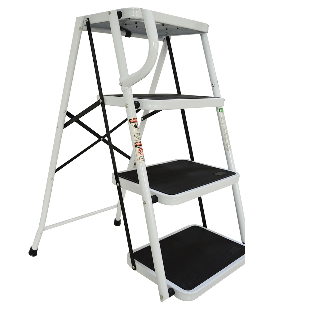Four  Step Safety Ladder with Side Safety Rails