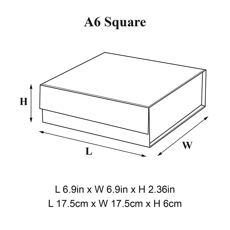 Wholesale Bulk Luxury square Black Magnetic Closure Lid Retail Product Box Packaging