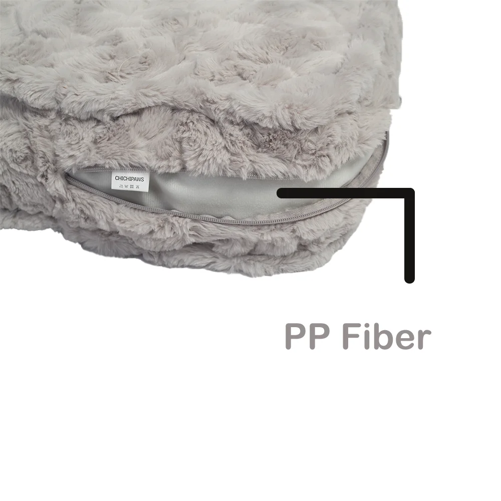 Hesen Round Super Soft Dog Bed Pillow Removable Washable Luxury Pet Dog