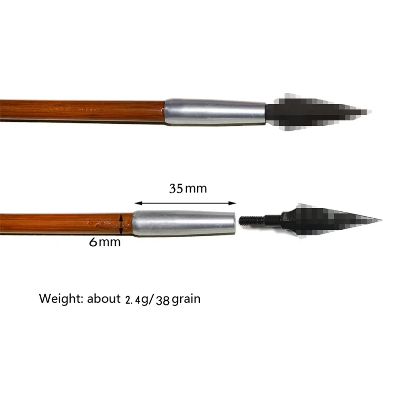 Aluminum Seat Inserts Outserts Heads Suit For 6mm And 8mm Bamboo And