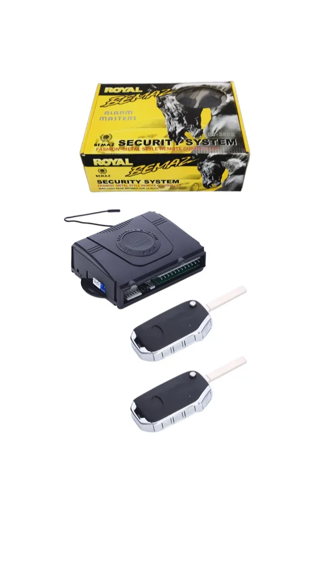 12v Universal Factory Price One Way Car Alarm System Remote Control