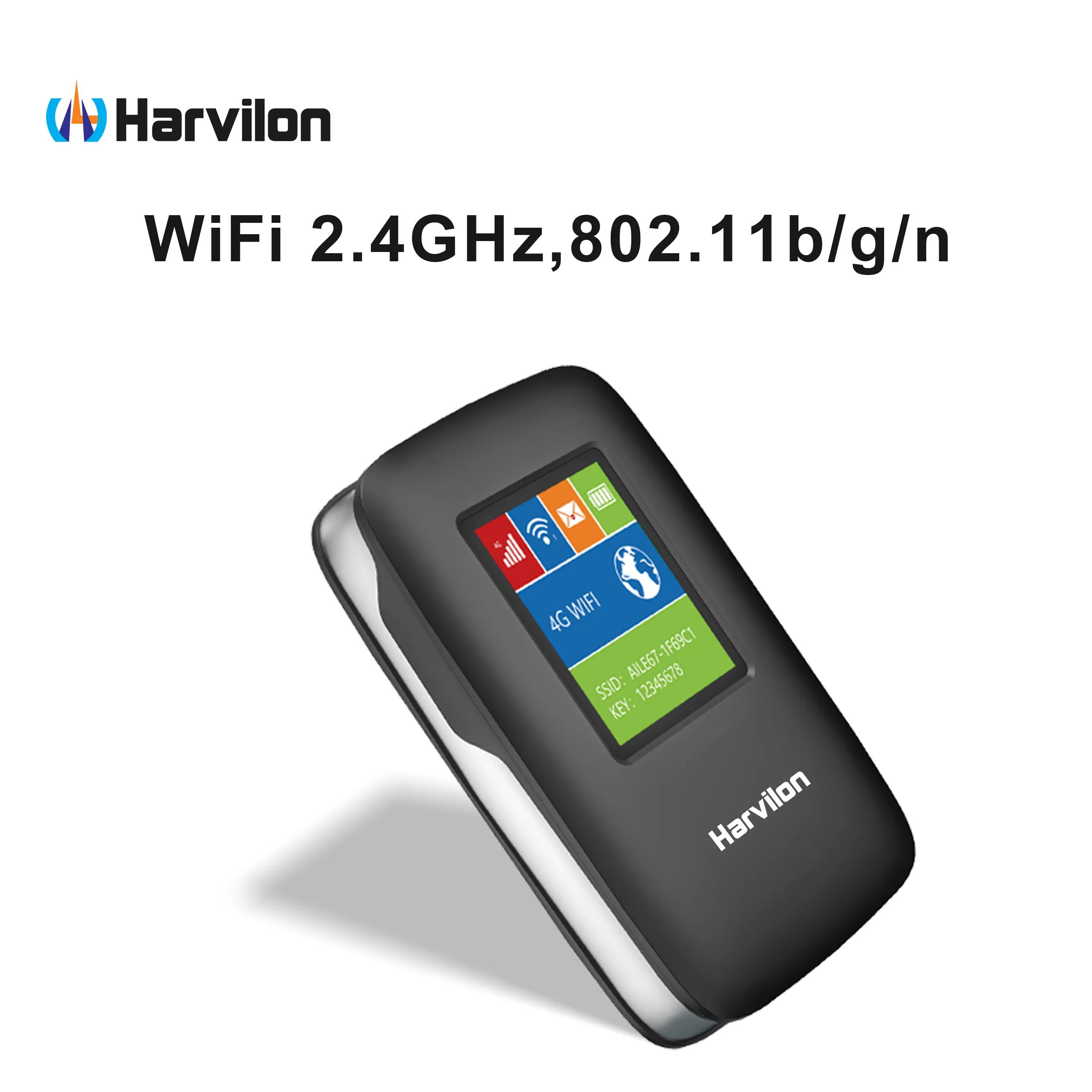Portable 4G WiFi Router Fast 150M Wide Coverage LTE WIFI Hotspot with Screen Type C 4G Esim WIFI Router