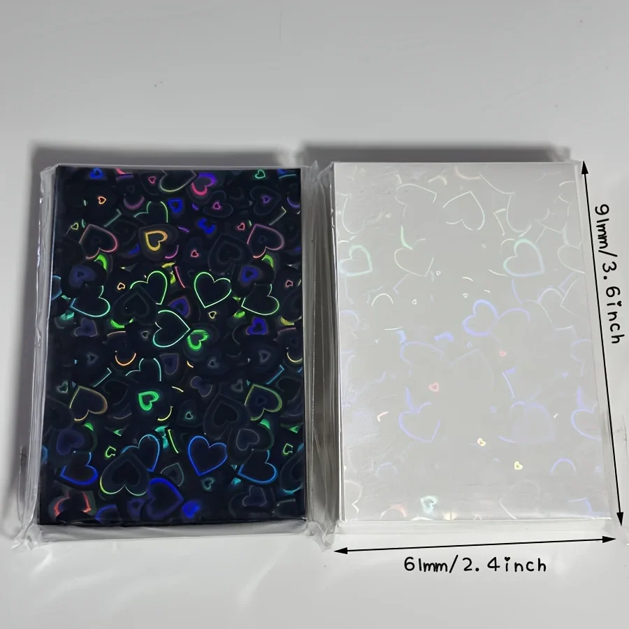 Juvida OEM Clear Holographic Card Protector Inner Sleeves Game Card Holder KPOP Idol Photocard LOMO PC Card Sleeves Juvida OEM Clear Holographic Card Protector Inner Sleeves Game Card Holder KPOP Idol Photocard LOMO PC Card Sleeves