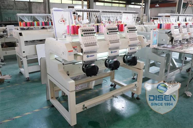 Coustmized Multi-Head 3 Head 4 12 Needles Heavy Duty Structure Industrial Sewing Embroidery Machine Dropshipping Manufacturers