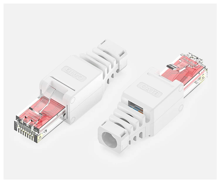 Cat 6 to RJ11 Internet Connector Plug - Tool-Free Setup