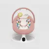 Light pink, button style toy rack, U-shape pillow, certified ada