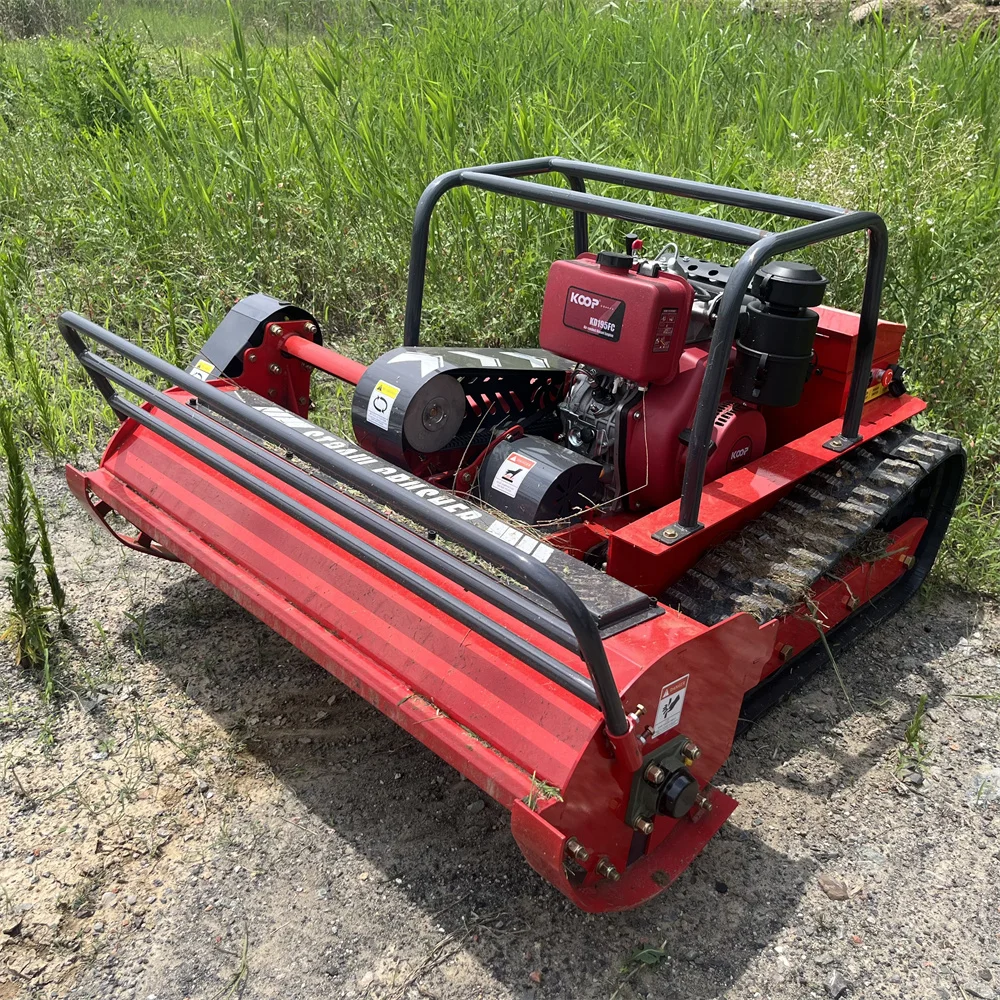 Remote Control Industrial 420cc Diesel Engine Crawler Zero Turn Lawn ...