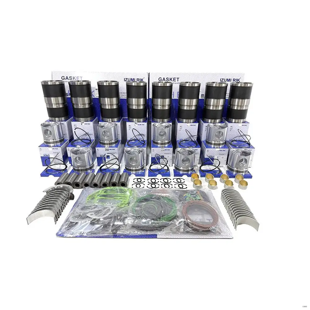 IZUMI RIK F17D Overhaul Rebuild Kit with Overhaul Kit Main & Conrod Bearing with Thrust Washer for Hino Wholesale Engine Parts
