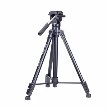 YUNTENG-VCT-998 Portable Aluminum Self-timer Video Tripod for Canon Nikon DSLR Camera Mobile Phone with Carry Bag detail image