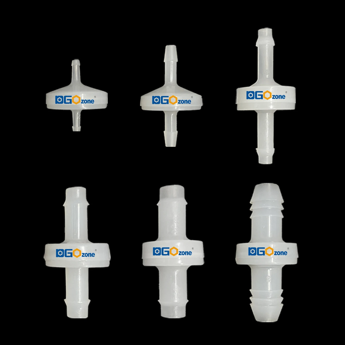 PVDF Small Plastic Check Valve Micro One Way Valve Anti-ozone Check Valves