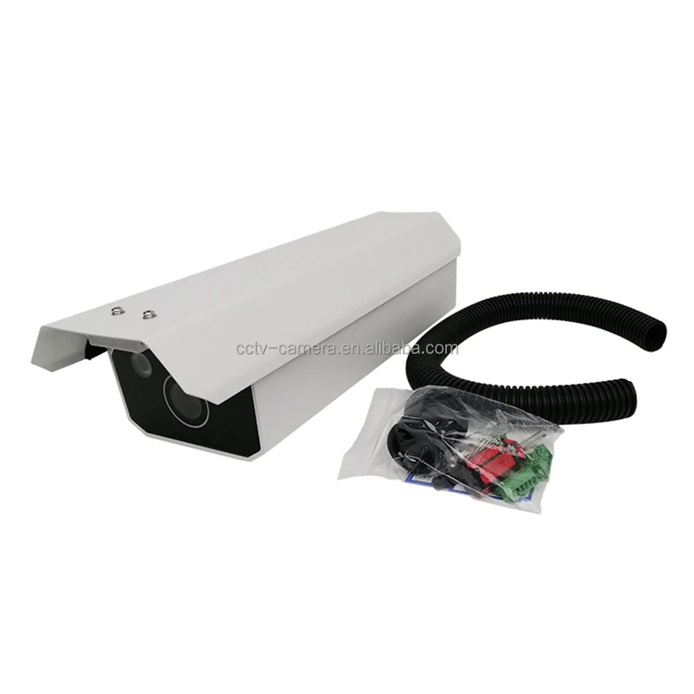 Intelligent High Resolution White LED Car Number Plate Capture Recognition ANPR LPR IP Camera