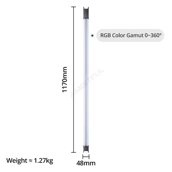 Godox TL120 TL120-K4 Pavo Tube Light RGB Color Photography Light Handheld Light Stick with APP Remote Control for Photos Video detail image