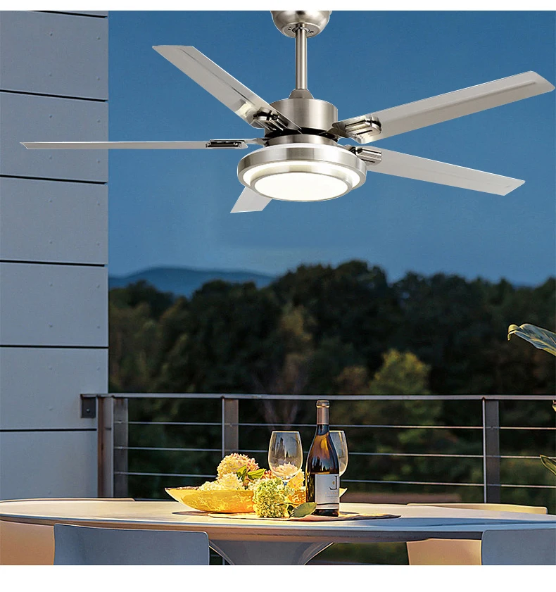 100w/30v52inch Solar Ceiling Fan Inverter Dc Motor Rechargeable Solar