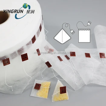 PLA Biodegradable Corn Fiber tea bag Roll Nonwovens Bagged Filter for Tea packaging film roll