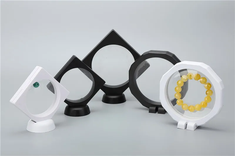 Прозрачный чехол для хранения упаковочная витрина прозрачная мембрана плавающая рамка 3d подвеска ювелирный дисплей рамка