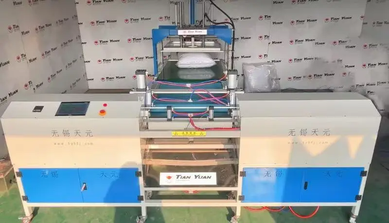 Automatic Vacuum Compress Sealing Machine with Auto Roll Packaging Function for Pillow/sponge Rolling JZJ-2