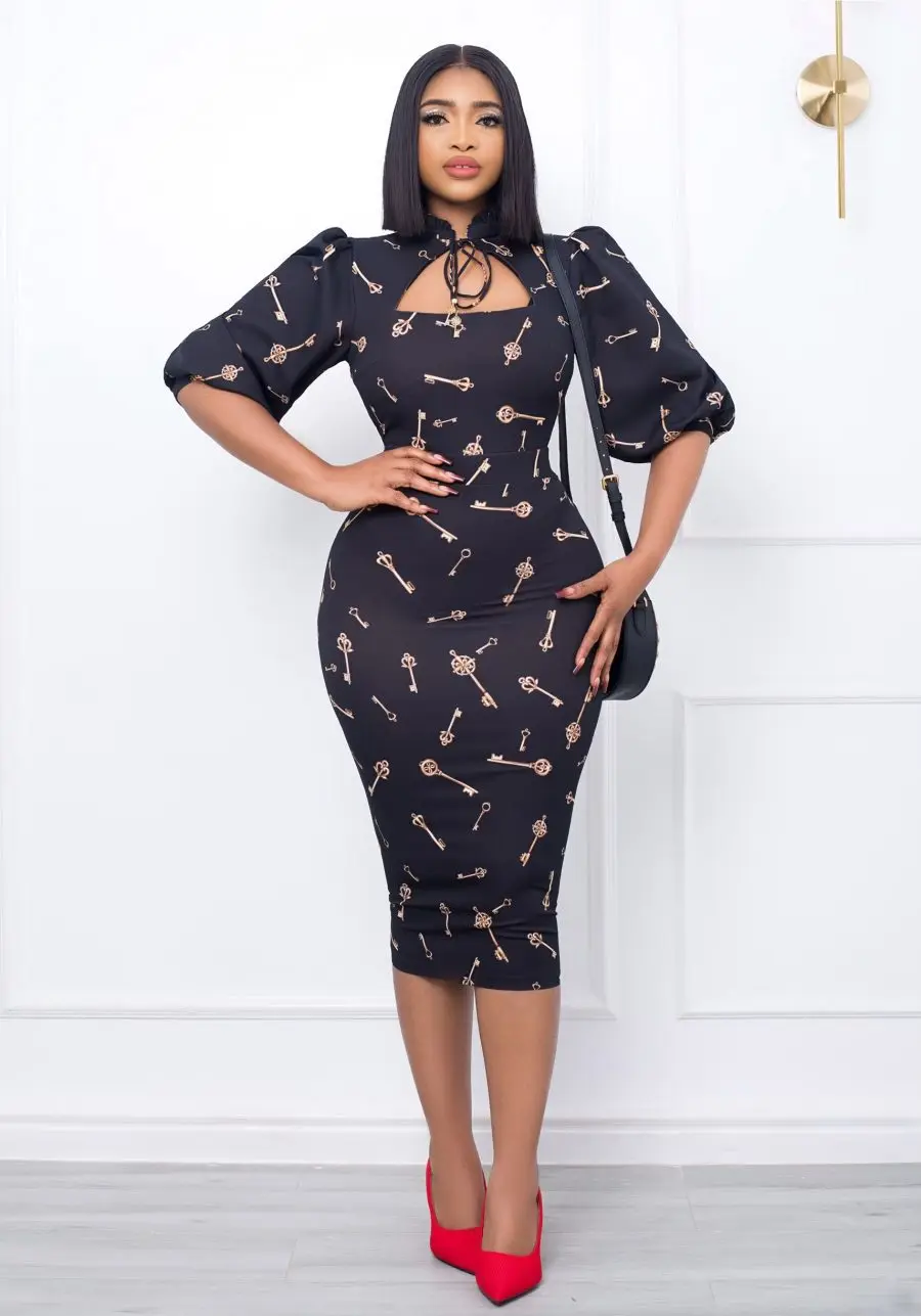 Plain Business Party Casual Female Work Formal Wear Ladies Elegant