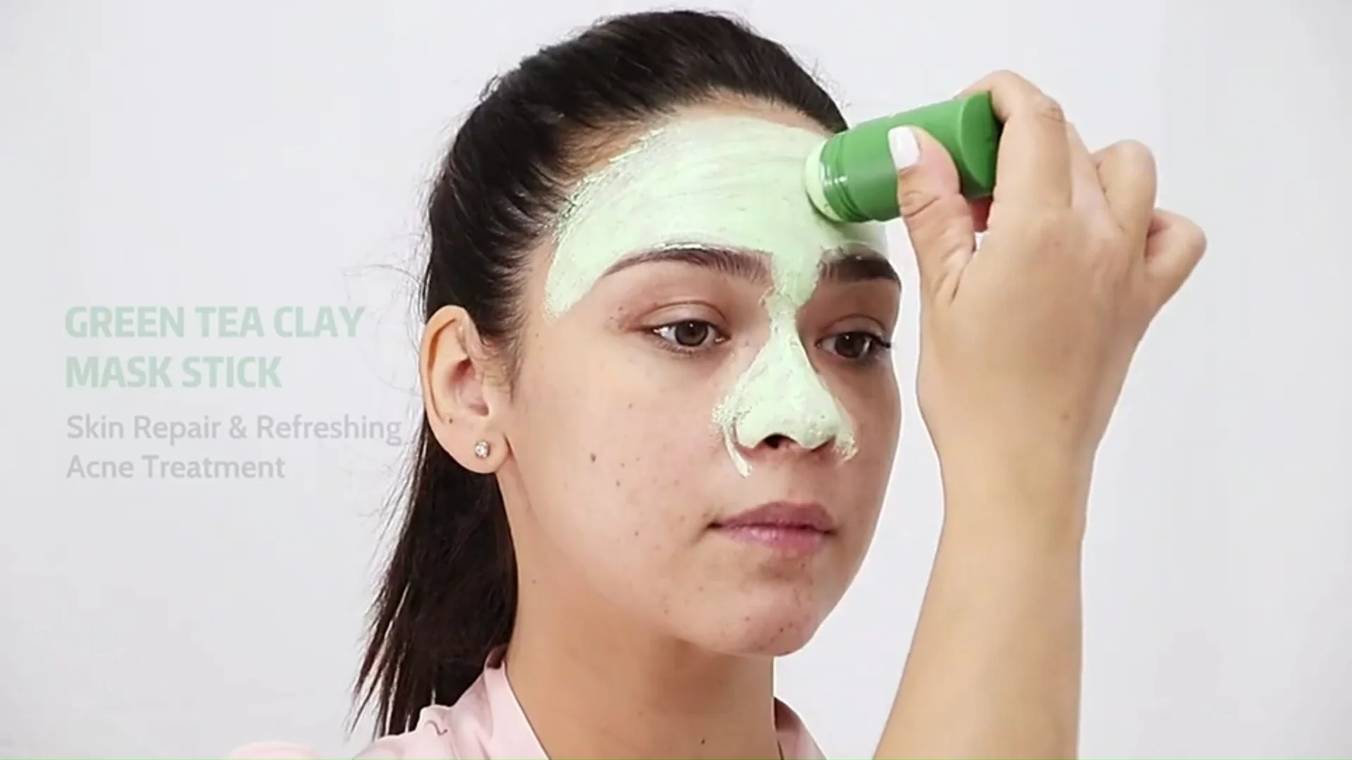 Private Label Korea Mascarillasl Facial Solid Cleansing Clay Mask Eggplant Oil Control Whitening