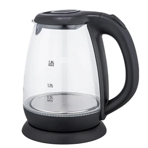 Factory Direct Sales 1.8L 110 v 220 v High Borosilicate Glass Kettle Fast Boiling Water Boiling Tea for Home Hotel
